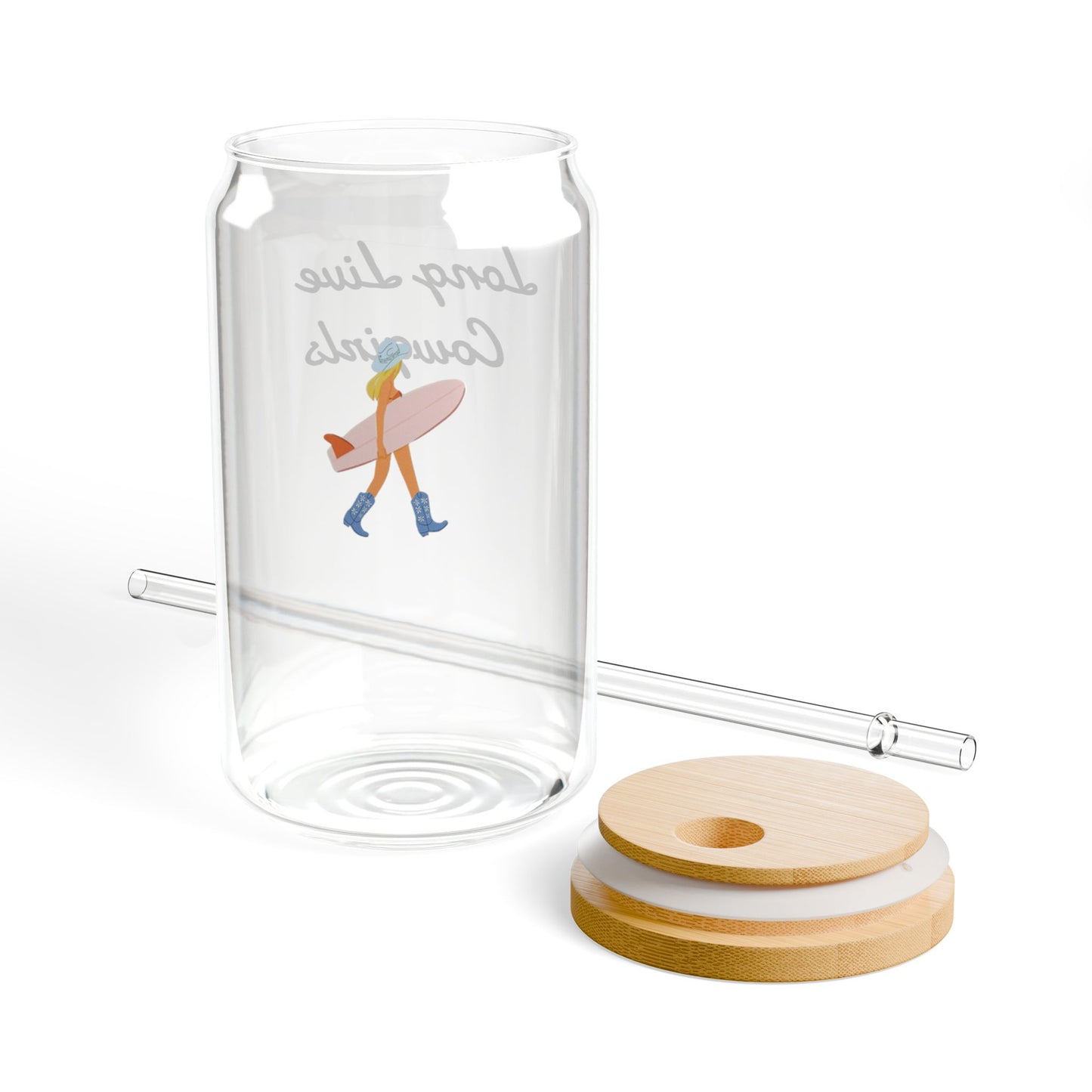 'West Coast Cowgirls' Collection Sipper Glass, 16oz